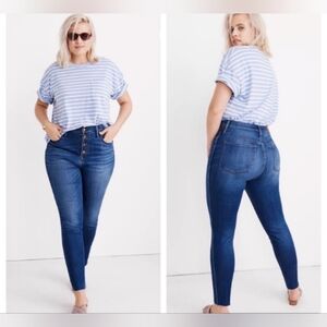 Madewell High Rise Skinny Crop Jeans
